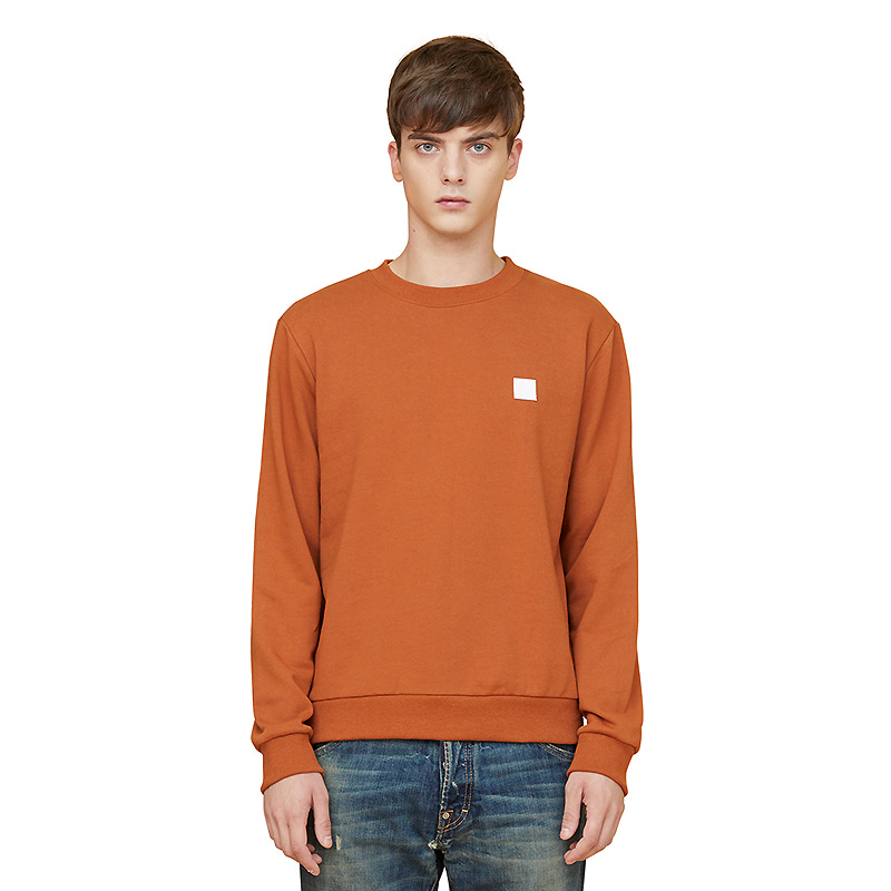 initials sweatshirts - orange